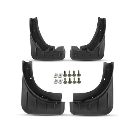 Mud Guard Set 4 - Compatible with 2018 - 2020 Porsche Cayenne Sport Utility 4-Door - Autopart Premium