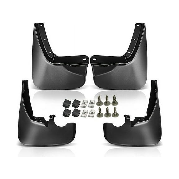 Mud Guard Set 4 - Compatible with 2019 - 2021 Ford Explorer Sport Utility - Autopart Premium
