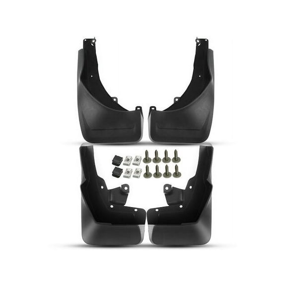 Mud Guard Set 4 - Compatible with 2020 Mercedes-Benz GLE450 Sport Utility