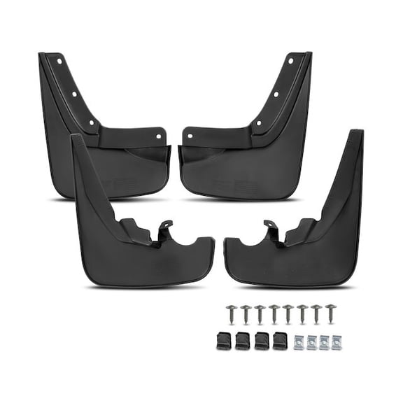 Mud Guard Set 4 - Compatible with 2023 Ford Explorer Sport Utility 4-Door - Autopart Premium
