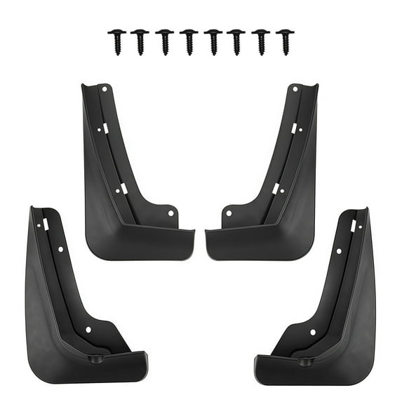 Mud Guards For Chevrolet Equinox ACTIV/LT/RS 2025, Splash Guards Molded Front&Rear Set-Black-Front 2Pcs