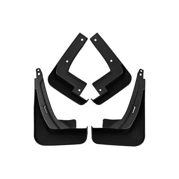 Mud Guards For Honda City 2021-2022, Custom No Drilling Mudflaps For Car Accessories, 4Pcs Front And Rear Splash Guards-black