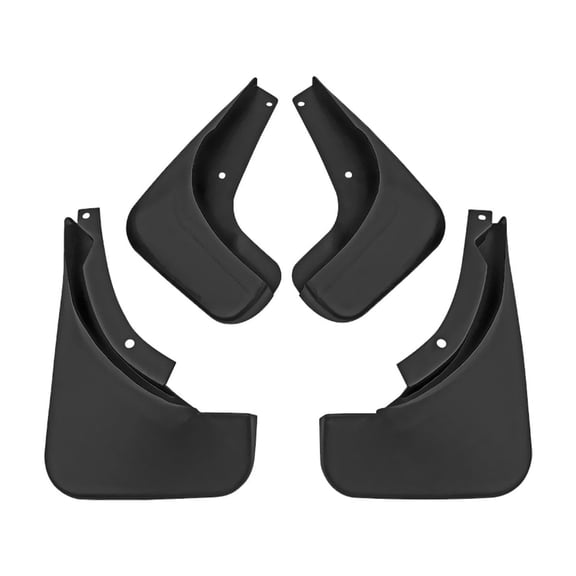 Mud Guards For Volkswagen Jetta A5 2008-2011, 4PCS Front & Rear Splash Guards, All Weather Protection Splash Guards-black