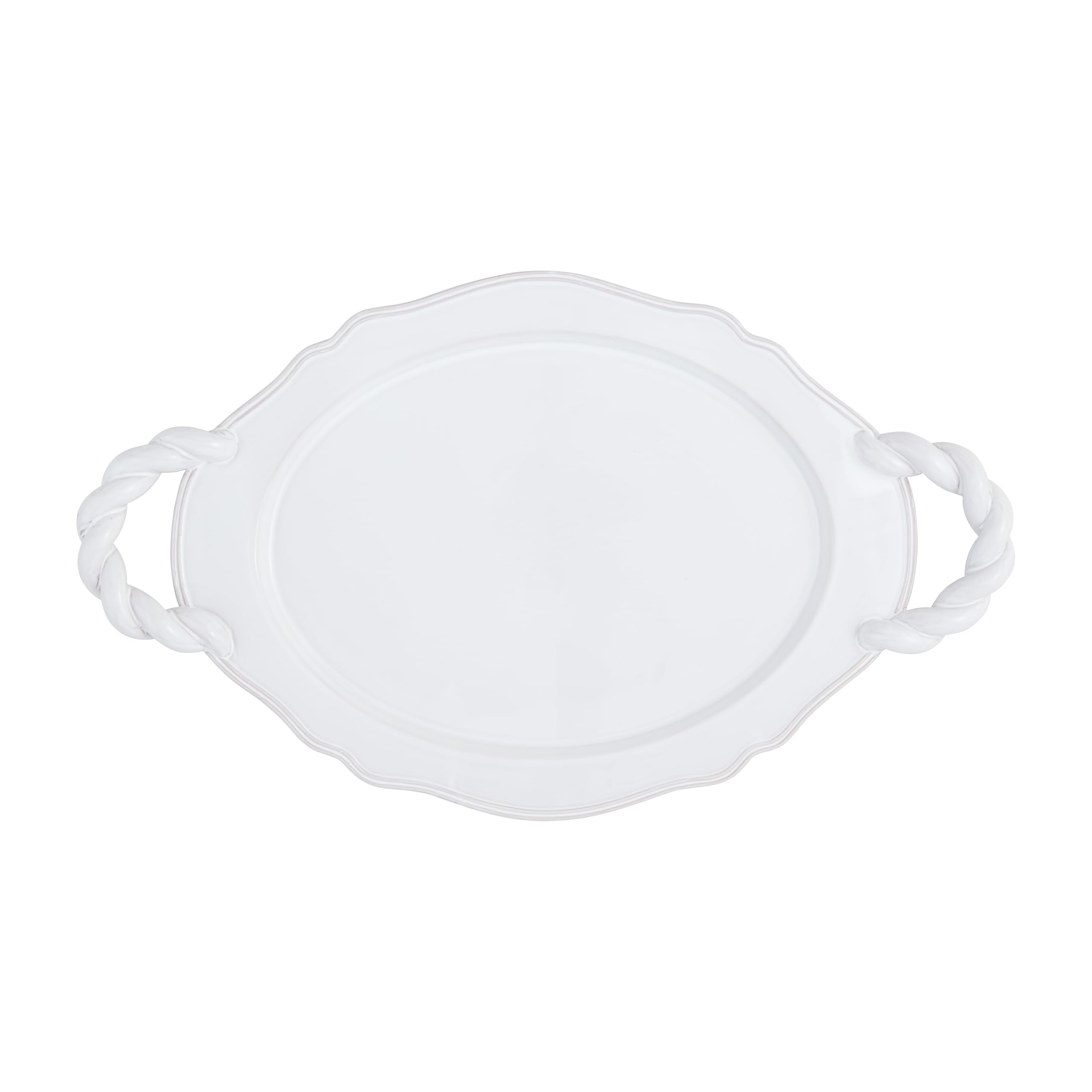 Mud Pie Twisted Handle Platter - Thumbnail 4