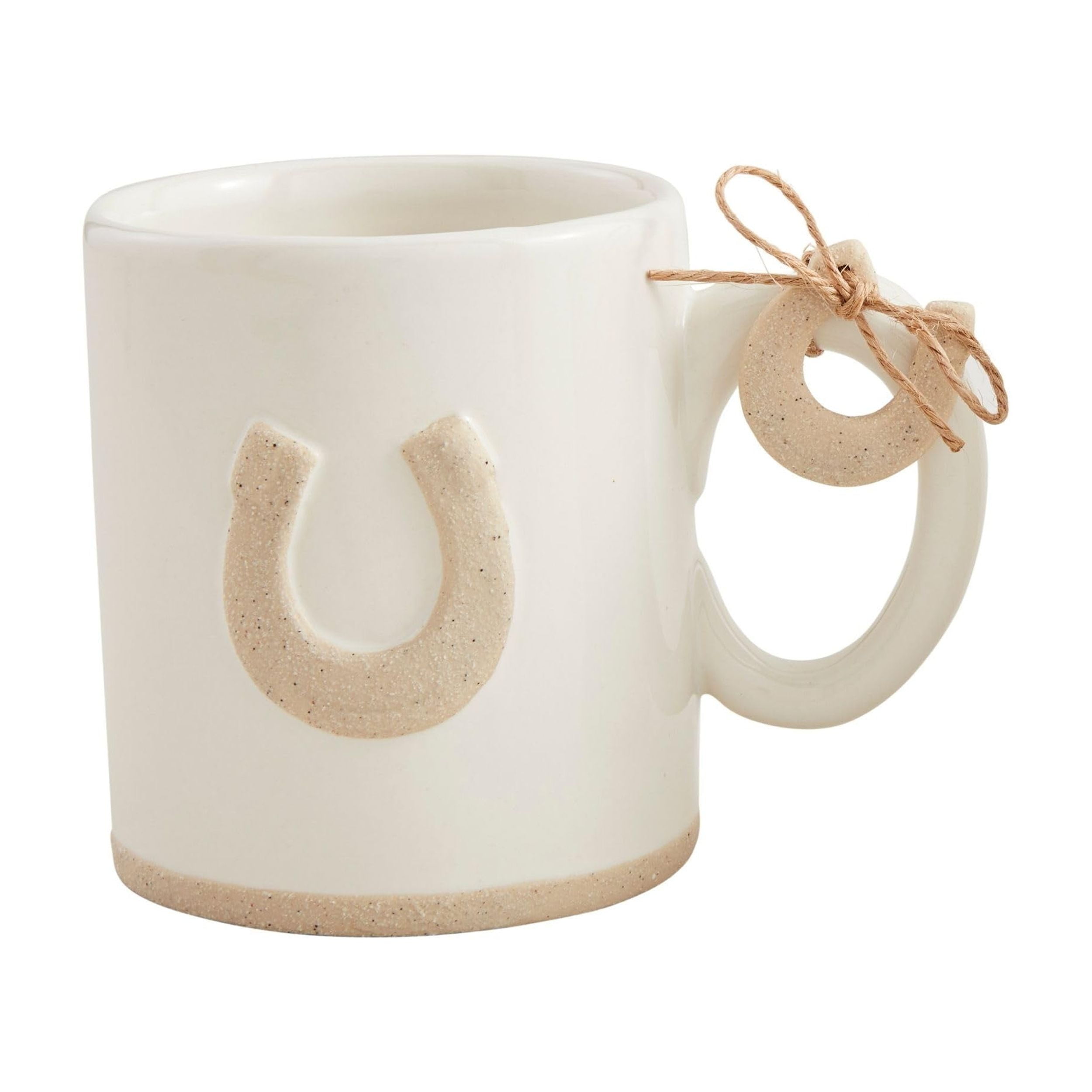 Mud Pie 15 oz Farm Mug, Horseshoe - Thumbnail 3