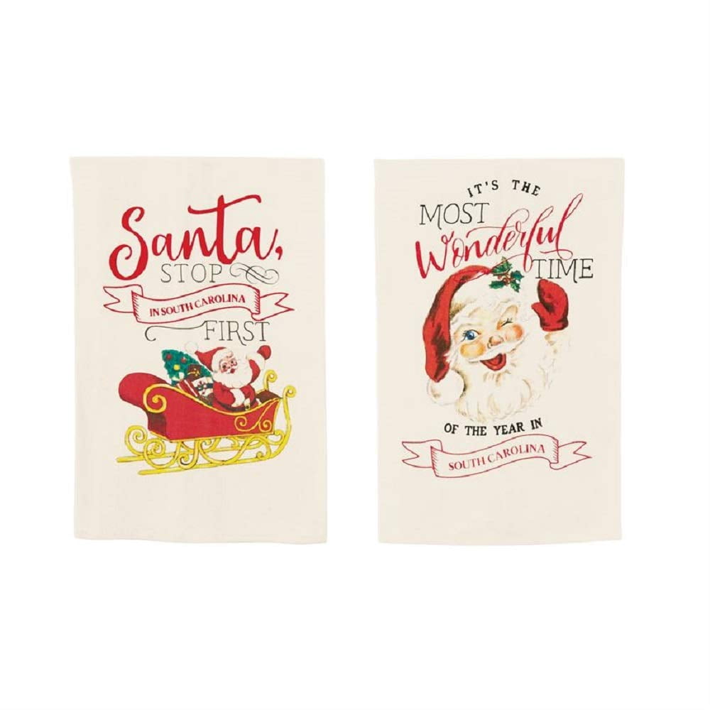 Mud Pie Arizona Santa Stop Towel