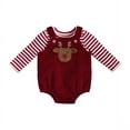 thumbnail image 1 of Mud Pie Baby Christmas Holidays Reindeer Corduroy Bubble Set, 1 of 4