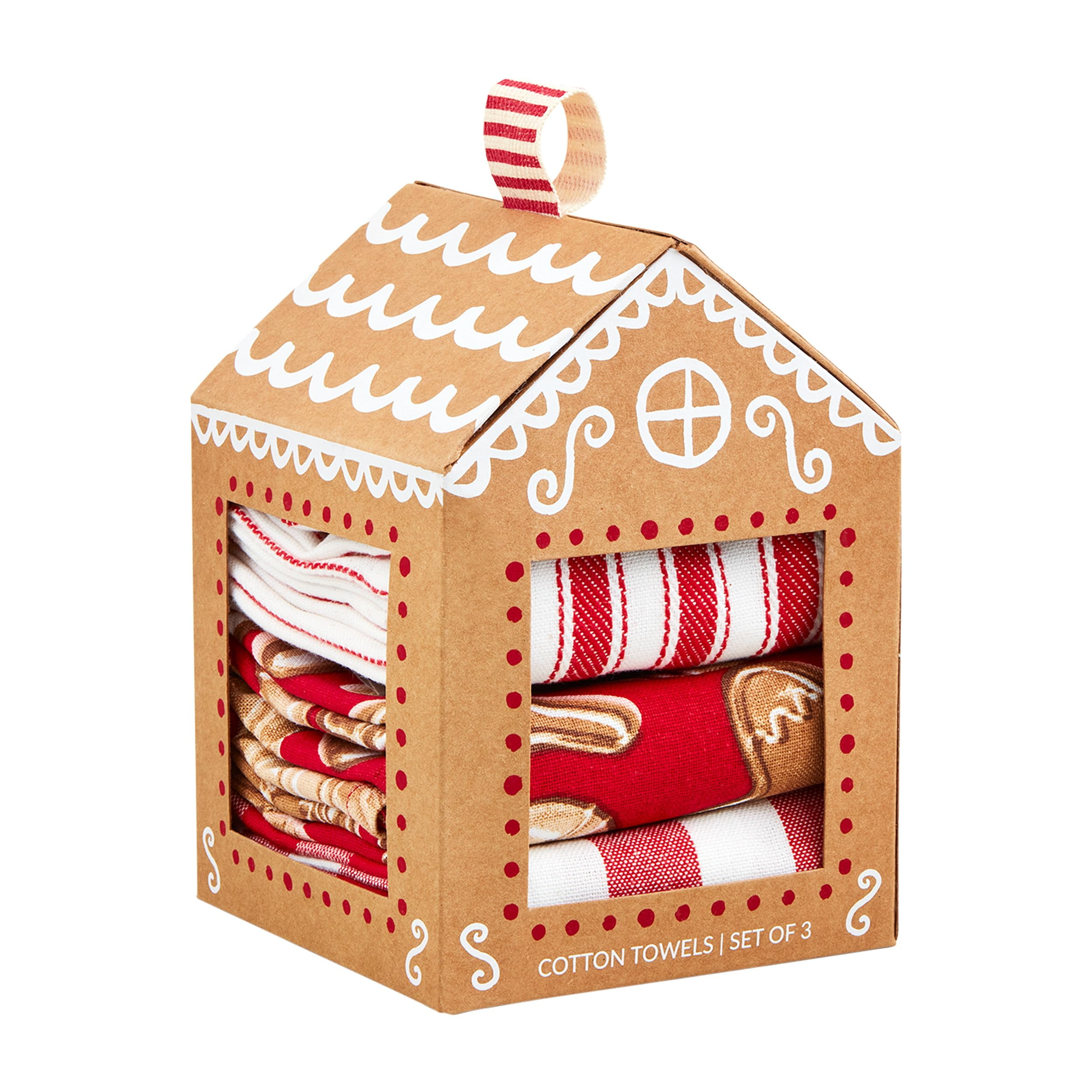 Mud Pie Christmas House Towel - Thumbnail 2
