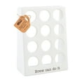 thumbnail image 1 of Mud Pie Circa Coffee Tea Pod Holder, 10" x 7 1/2", WHITE, 1 of 1