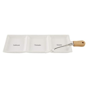 Mud Pie Garnish Bar Set Toppings Tray Set