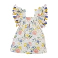 thumbnail image 1 of Mud Pie Little Girls Easter Floral Tassel Dress, 1 of 1