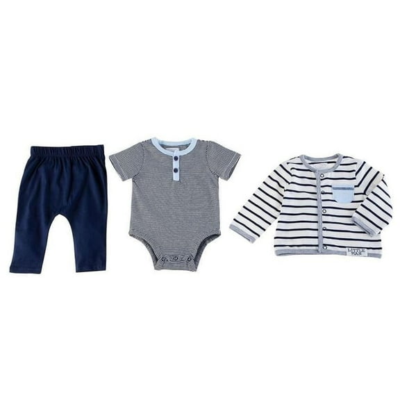 Mud Pie - Little Man 3Pc Set 0/3M