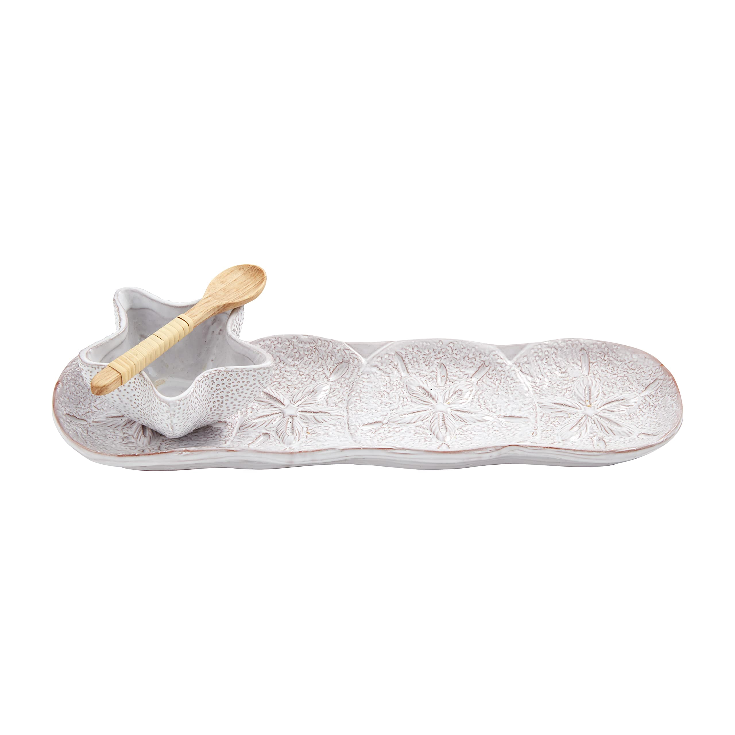Mud Pie Sand Dollar Tray and Dip Set - Thumbnail 2