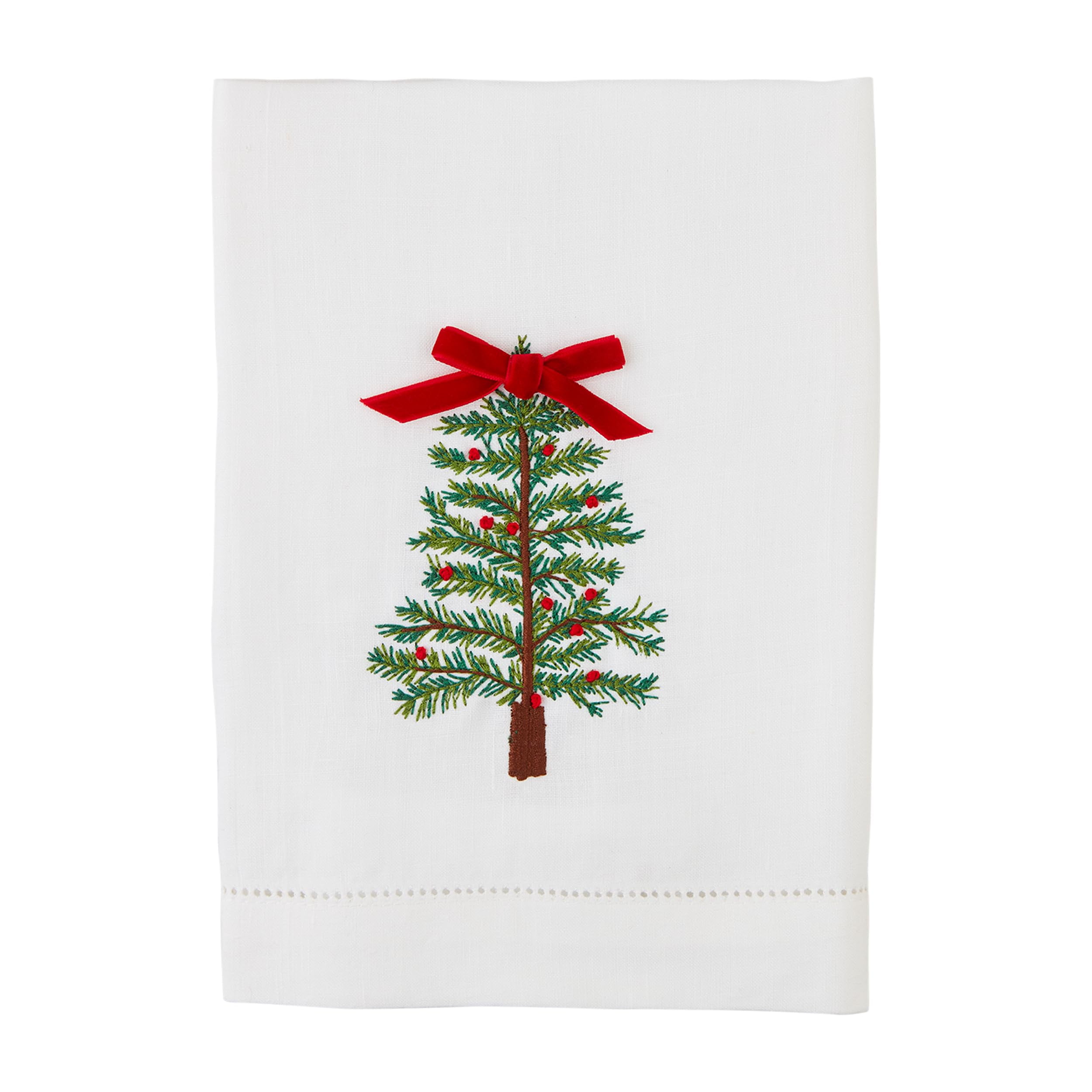 Mud Pie Tree Embroidered Towel