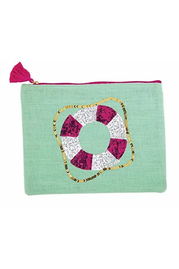 Women's Fashion Maya Bay Dazzle Jute Carry-All Case (Life Preserver)