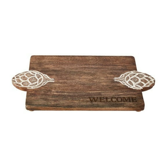 Mud Pie Wood Artichoke Serving Board