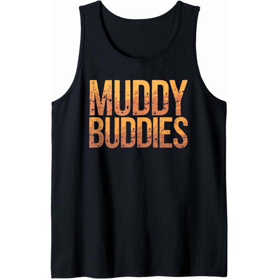 Mud Race Mud Run Outdoor Runner Mud Running Muddy Buddies Tank Top Size S-3XL