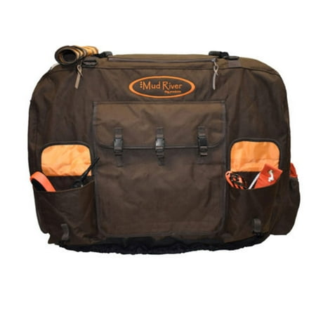 Mud River Dixie Dog Kennel Cover Large Standard 36" x 26" x 26" Nylon Brown