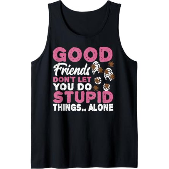 Mud Run Squad Friends Mud Tank Top Size S-3XL