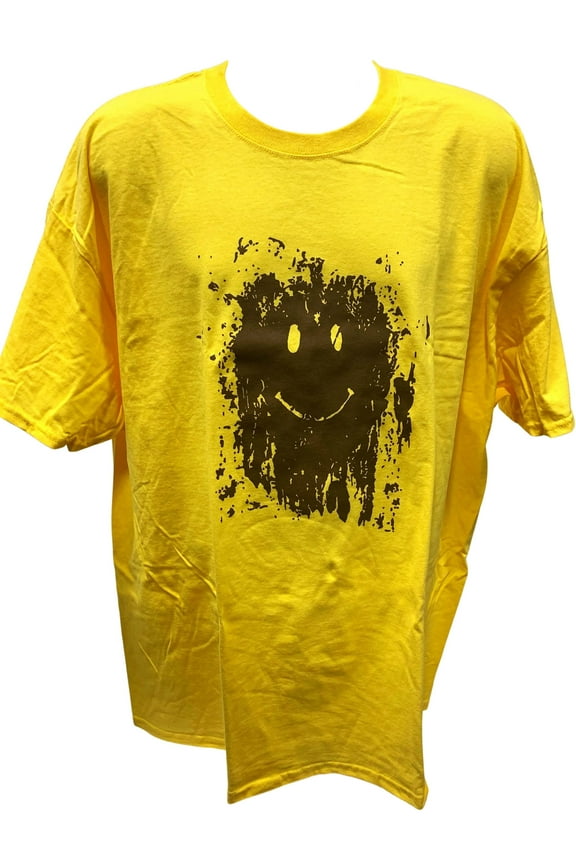 Mud Splatter Smile Face T-Shirt Forrest Gump Movie 90s Muddy Dirty Running Gift