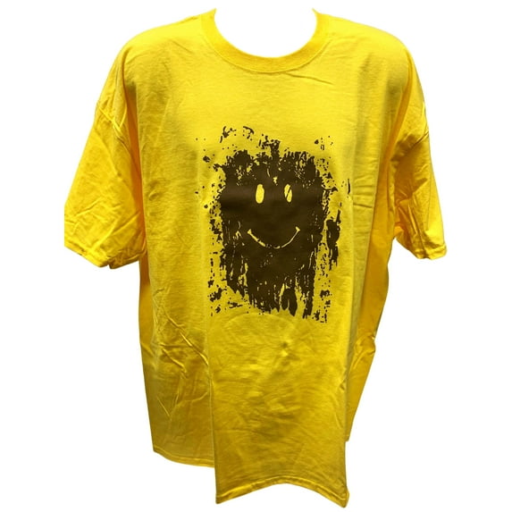 Mud Splatter Smile Face T-Shirt Forrest Gump Movie 90s Muddy Dirty Running Gift