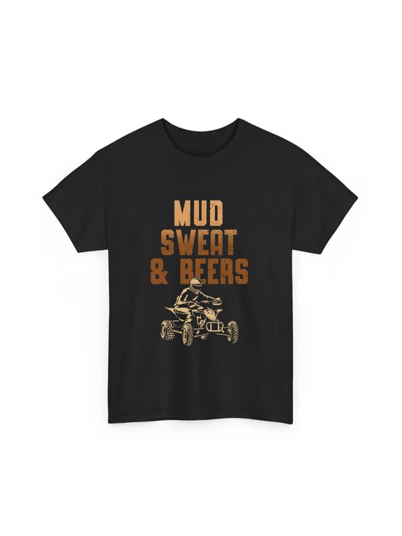 Mud Sweat Action ATV Rider Quad Bike Offroading Mudding Shirt up to Size 3XL