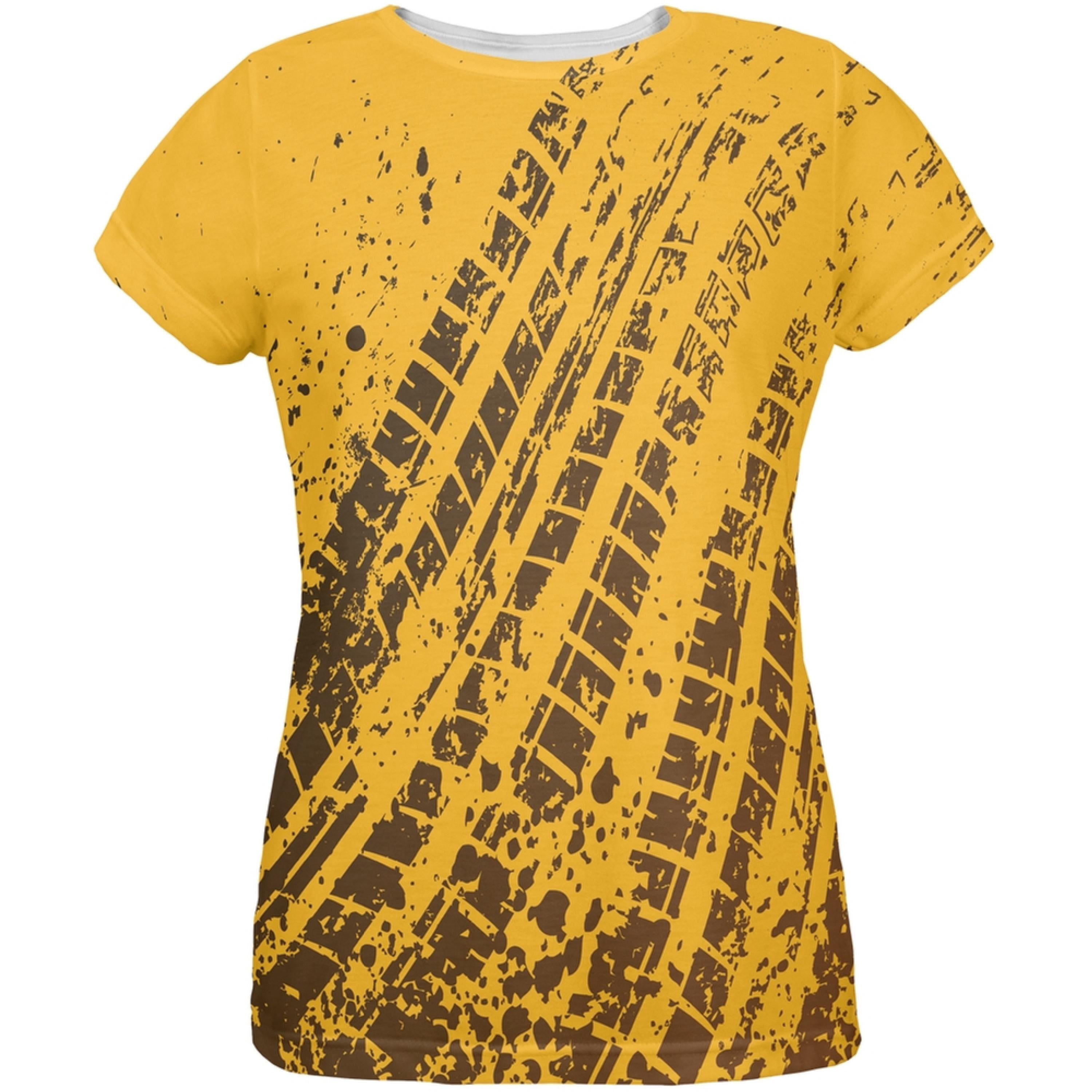 Gold Glitter All Over Womens T-Shirt - 2X-Large - Walmart.com