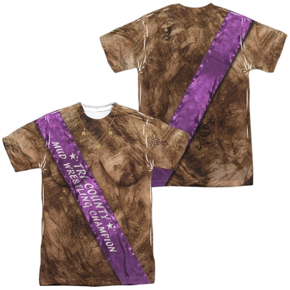 Mud Wrestling Champ (Front - Back Print) - Short Sleeve Shirt - Medium