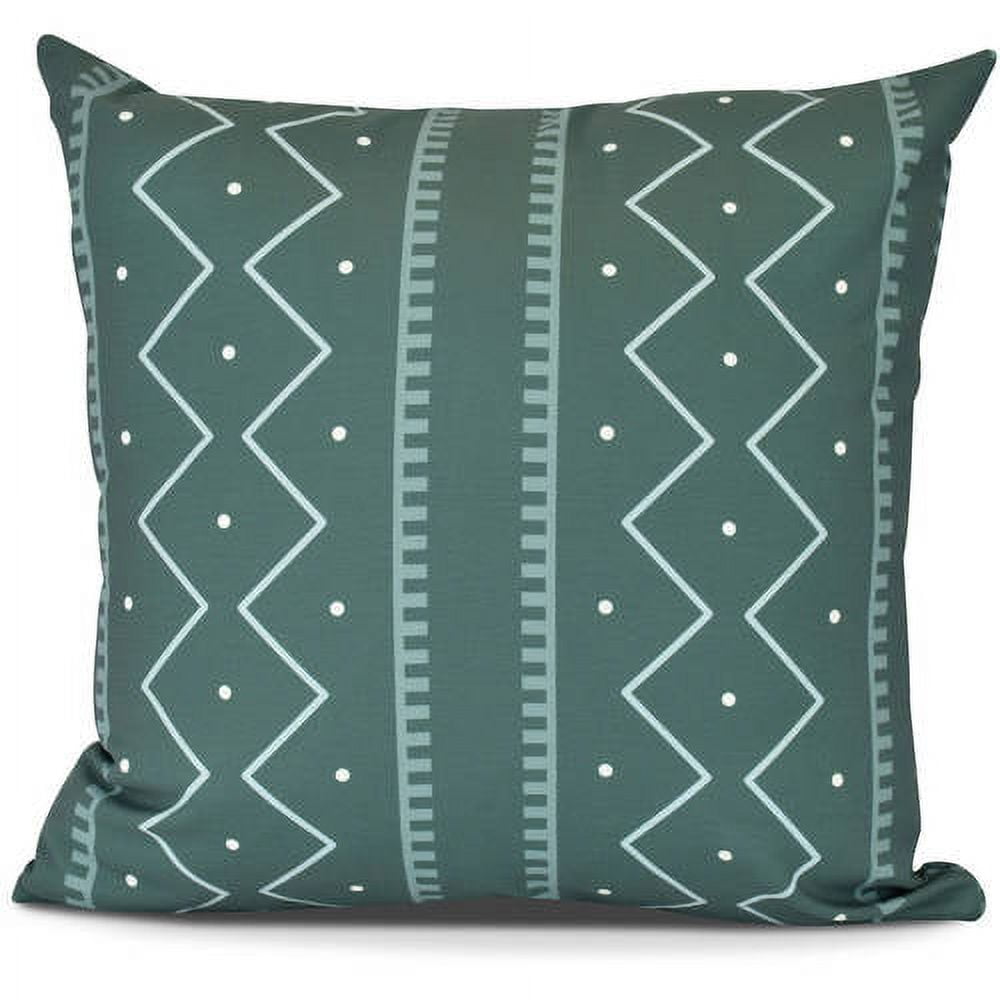 Mudcloth Geometric Print Pillow