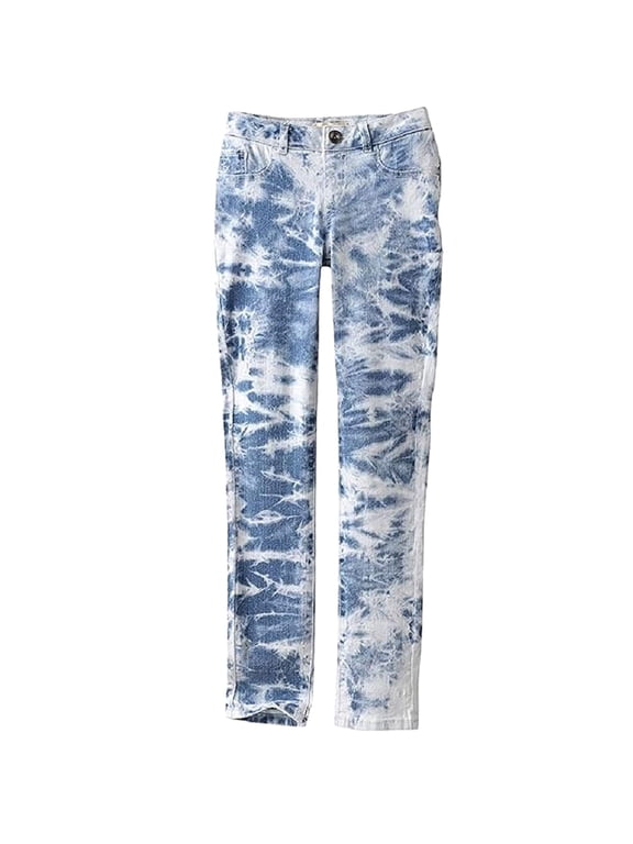 Big Girl's Plus Size Extreme Wash Denim Jeggings - (Small 8.5)