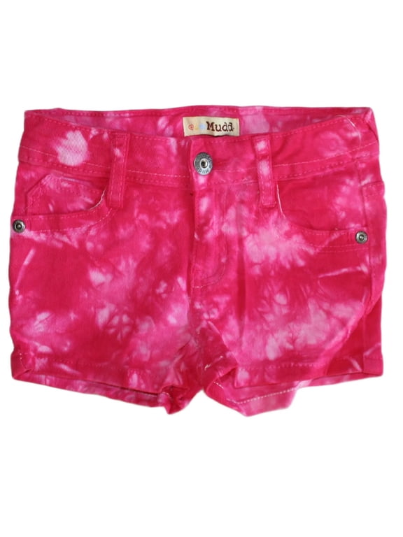 Little Girl's Pink Tie-Dye Shorts Size Medium (5)