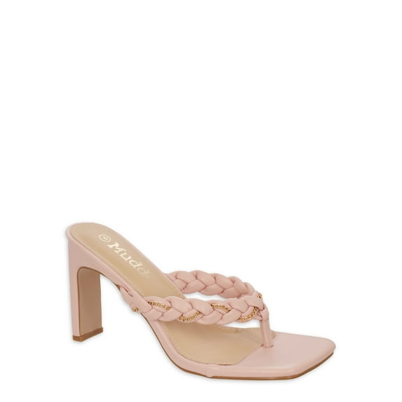 Mudd Women's Braided Strap High Heel Sandals, Sizes 6-11