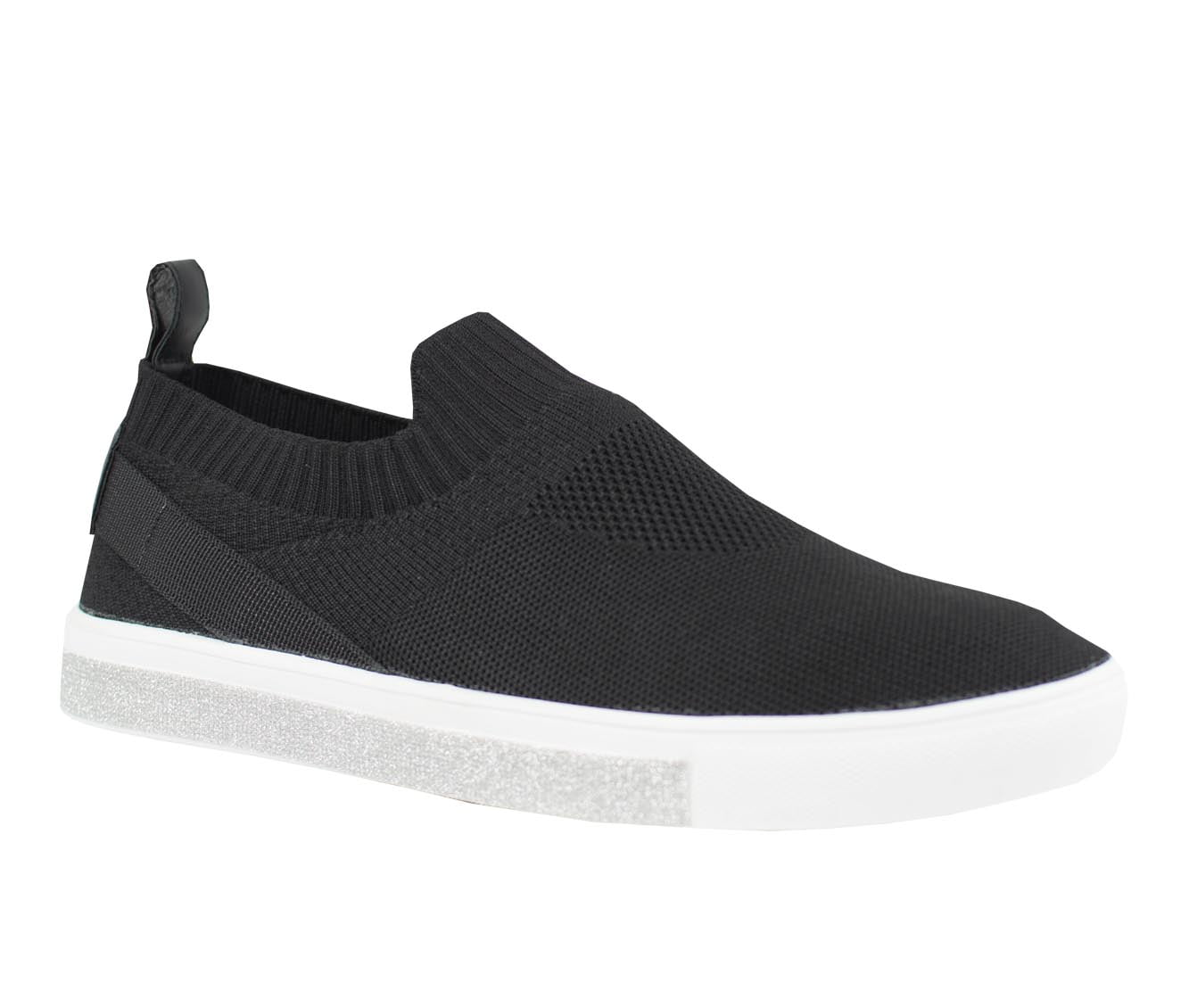 Mudd Women's Flyknit Slip On Sneaker