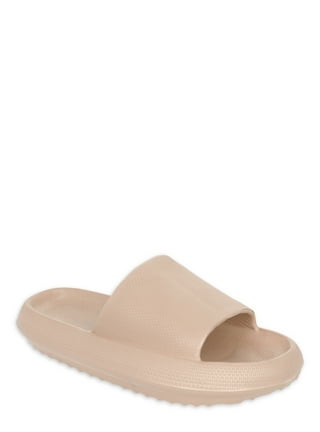 No Boundaries Women's Comfort Slide Sandals - Walmart.com