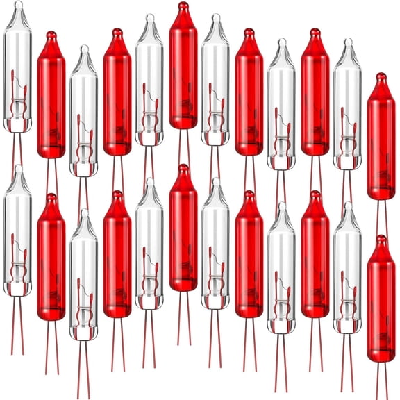 Mudder 100 Count 2.5V Christmas 50/100/150/200 Count Mini Incandescent Wire String Lights Replacement Bulbs Indoor Outdoor Christmas Lights Decorations for Xmas Tree (Colorful)