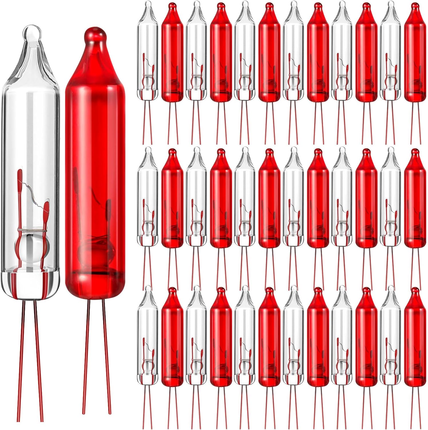 Mudder 200 Count 2.5V Christmas 50/100/150/200 Count Mini Incandescent ...