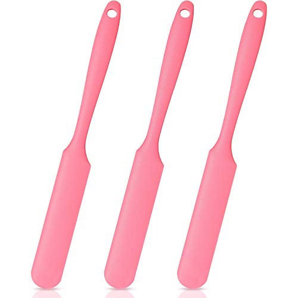 Mudder 3 Pieces Nonstick Wax Spatulas Silicone Spatula Waxing