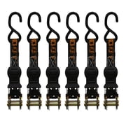 Muddy 1-In. x 14-Ft. Durable Ratchet Straps with Coated S-Hooks, 6 Count, MUD-DRS14-6PK