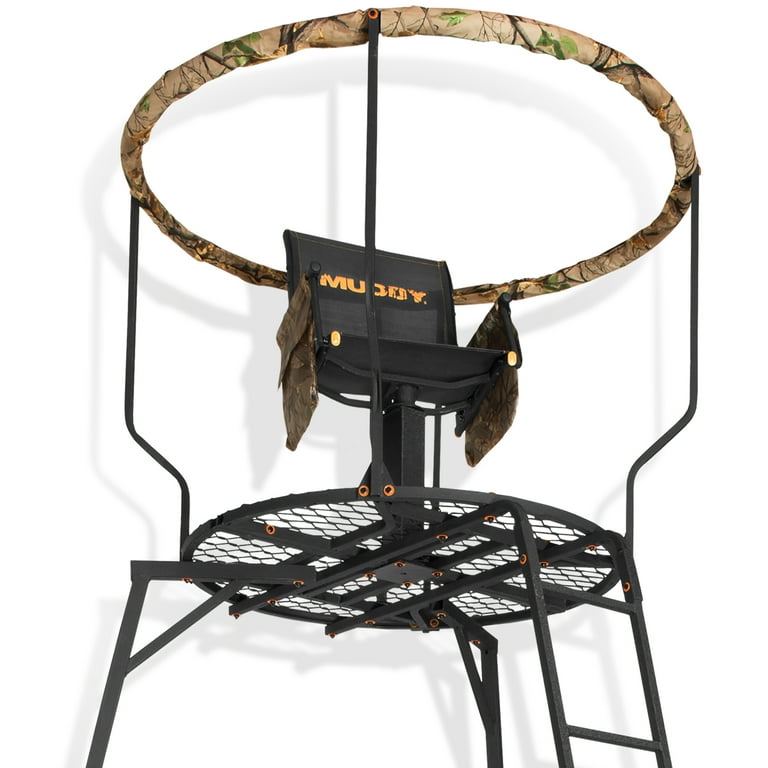 Muddy Liberty 16' Steel Hunting Tripod Stand, 300lb Support, Flex