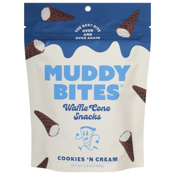 Muddy Bites - Choco Cookies & Cream - 2.33 Oz, Case of 12
