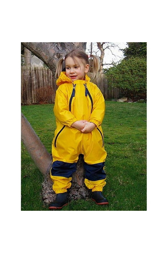 Unisex Baby Muddy Buddy Coverall, Yellow, 2T