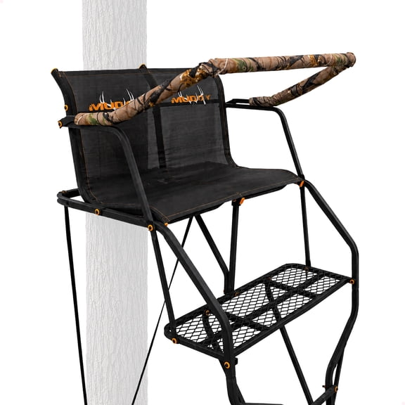 Muddy Double Droptine Hunting Ladderstand, 2 Person Climbing Tree Stand
