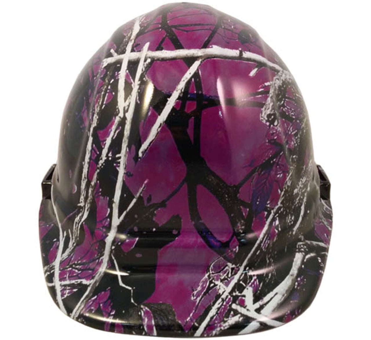Muddy Girl Purple Hydro Dipped Hard Hats Cap Style