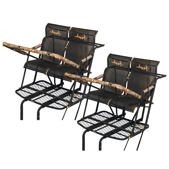Muddy MLS2800 Rebel 2.5 17 Foot 2 Person Deer Hunting Ladder Tree Stand (2 Pack)