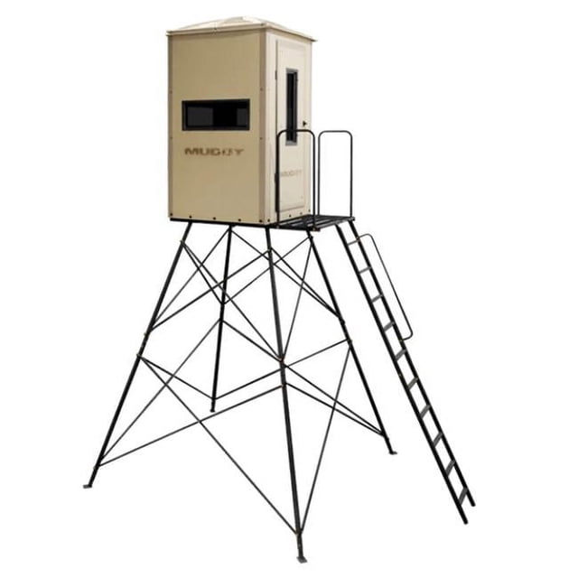 Muddy MUD-BBB1010 Gunner Box Blind with Deluxe 10 ft. Tower - Walmart.com
