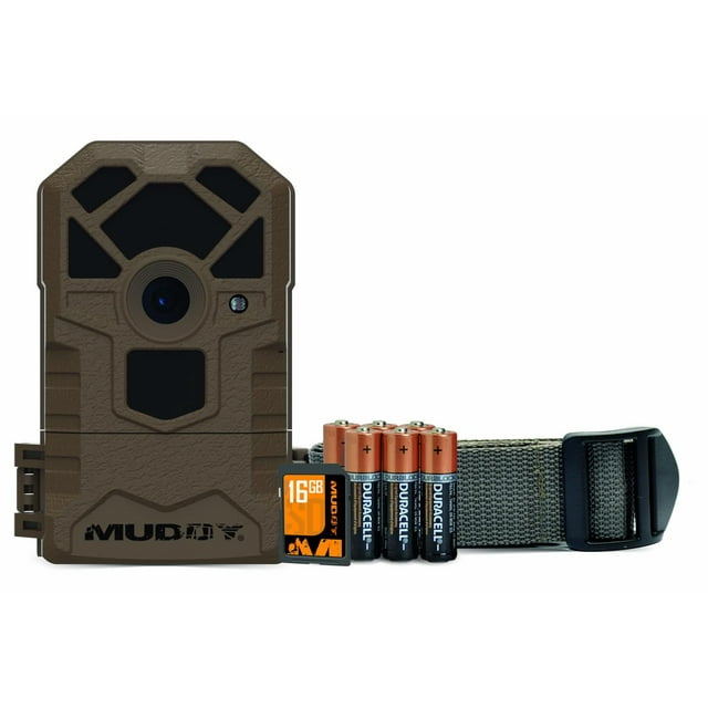 Muddy Manifest 14 MP Trail Camera with batteries and 16GB SD Card, MUD