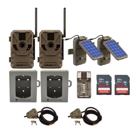 Muddy Manifest Cellular Camera (Verizon) Security and Power Bundle (2-Pack)