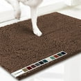 thumbnail image 1 of Muddy Mat® | Super Absorbent Door Mat Indoor, Microfiber Quick Dry Chenille Entryway Rug, Non-Slip Front Door Mat, Indoor Mats for Entryway, Machine Washable Pet Rug, Brown 59"x24", 1 of 7