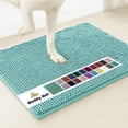 thumbnail image 1 of Muddy Mat® | Super Absorbent Door Mat Indoor, Microfiber Quick Dry Chenille Entryway Rug, Non-Slip Front Door Mat, Indoor Mats for Entryway, Machine Washable Pet Rug, Seafoam Green 28"x18", 1 of 7