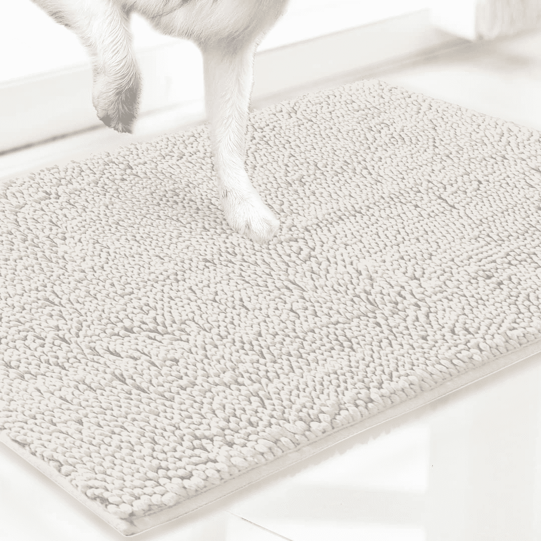 NJSBYL Pet Rugs Mats for Dog Cat Bathroom Door Rugs Shaggy Chenille Pet  Area Rugs Petbed Ultra Soft Water Absorbent Machine Washable Dry (20 X 31